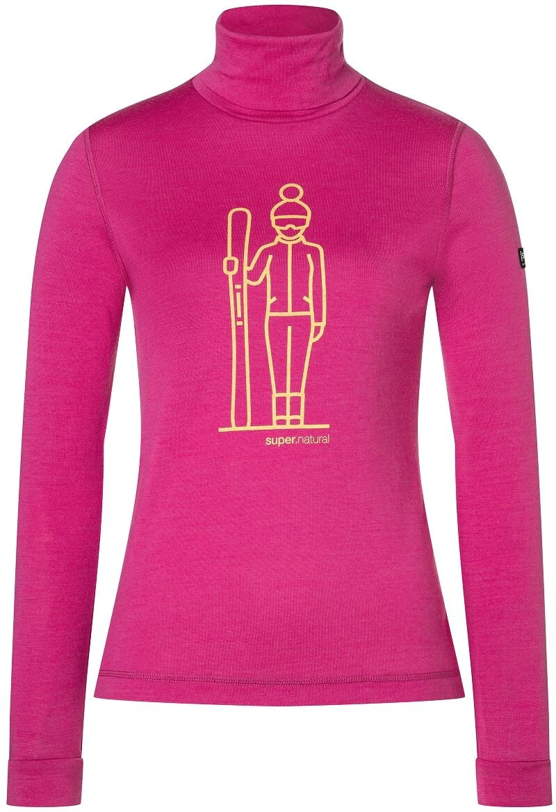 Super.natural Skieuese Skildpaddehals Damer, Grå 3 Super.natural Skieuese Skildpaddehals Damer, Grå