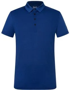 Super.natural Travel Polo Men, Bl&aring;