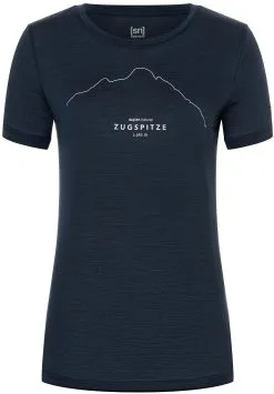 Super.natural Zugspitz Tee Women, Bl&aring;
