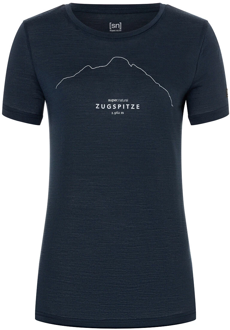 Super.natural Zugspitz Tee Women, Blå 3 Super.natural Zugspitz Tee Women, Blå