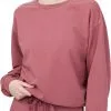 Tentree French Terry Balloon Sleeve Crew Women, Pink