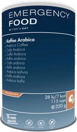 Trek'n Eat Trek'n Eat Emergency Food Kan 350g, Coffee Arabica