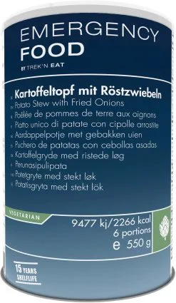 Trek'n Eat Trek'n Eat Emergency Food Kan 550g, Potato Soup With Fried Onions