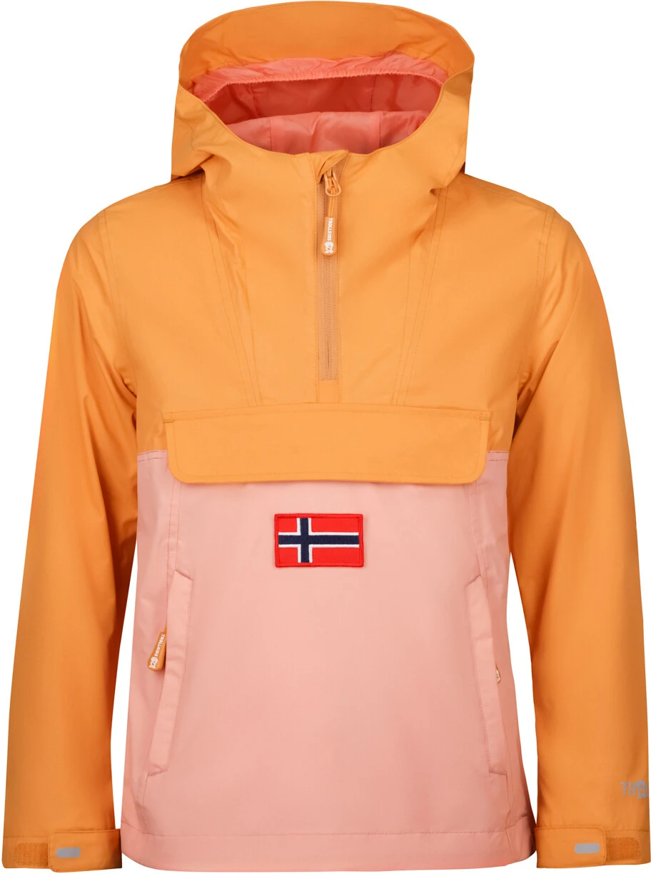 TROLLKIDS Bergen Anorak Piger, Orange/pink 3 TROLLKIDS Bergen Anorak Piger, Orange/pink