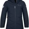 TROLLKIDS Bergen Frakke Piger, Petroleumsgrøn 1 TROLLKIDS Bergen Frakke Piger, Petroleumsgrøn -Campingtøj Butik trollkids bergen coat girls navy 3 1