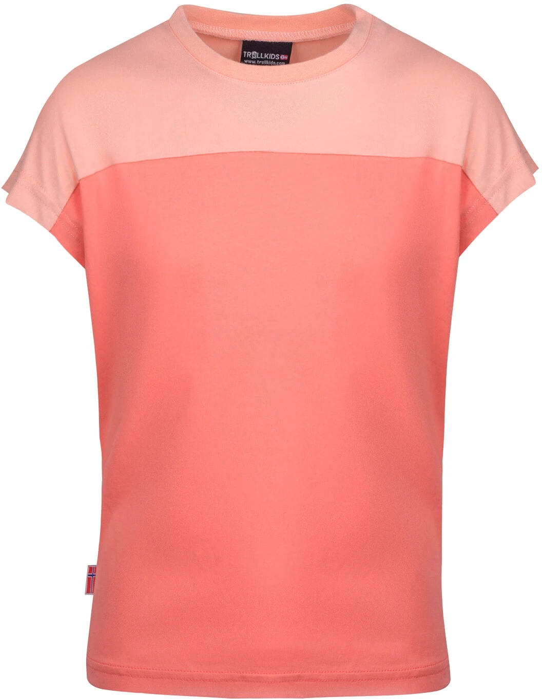 TROLLKIDS Bergen T-shirt Børn, Petroleumsgrøn/gul 3 TROLLKIDS Bergen T-shirt Børn, Petroleumsgrøn/gul