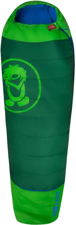 TROLLKIDS Fjell Dreamer Sovepose Kan Udvides B&oslash;rn, Gr&oslash;n