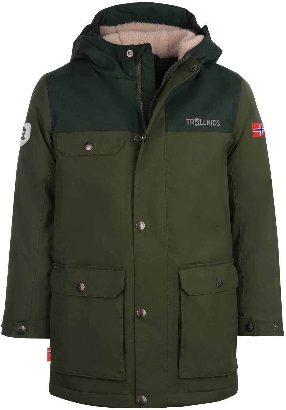 TROLLKIDS Gudvangen Jakke Børn, Grå/sort 3 TROLLKIDS Gudvangen Jakke Børn, Grå/sort