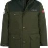 TROLLKIDS Gudvangen Jakke B&oslash;rn, Bl&aring;/gul -Campingtøj Butik trollkids gudvangen jacket kids forest green 3