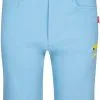 TROLLKIDS Haugesund Shorts B&oslash;rn, Bl&aring; -Campingtøj Butik trollkids haugesund shorts kids dolphin blue lime 4 1