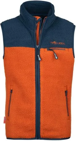 TROLLKIDS Hemsedal Vest Kids, Brun