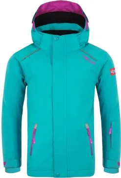 TROLLKIDS Holmenkollen PRO Skijakke B&oslash;rn, Turkis