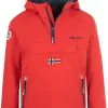 TROLLKIDS Kirkenes Anorak B&oslash;rn, Bl&aring; -Campingtøj Butik trollkids kirkenes anorak kids bright red mystic blue 2