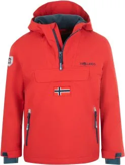TROLLKIDS Kirkenes Anorak B&oslash;rn, Bl&aring;