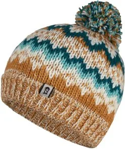 TROLLKIDS Kristiansand Bobble Cap Piger, Gul/bl&aring;