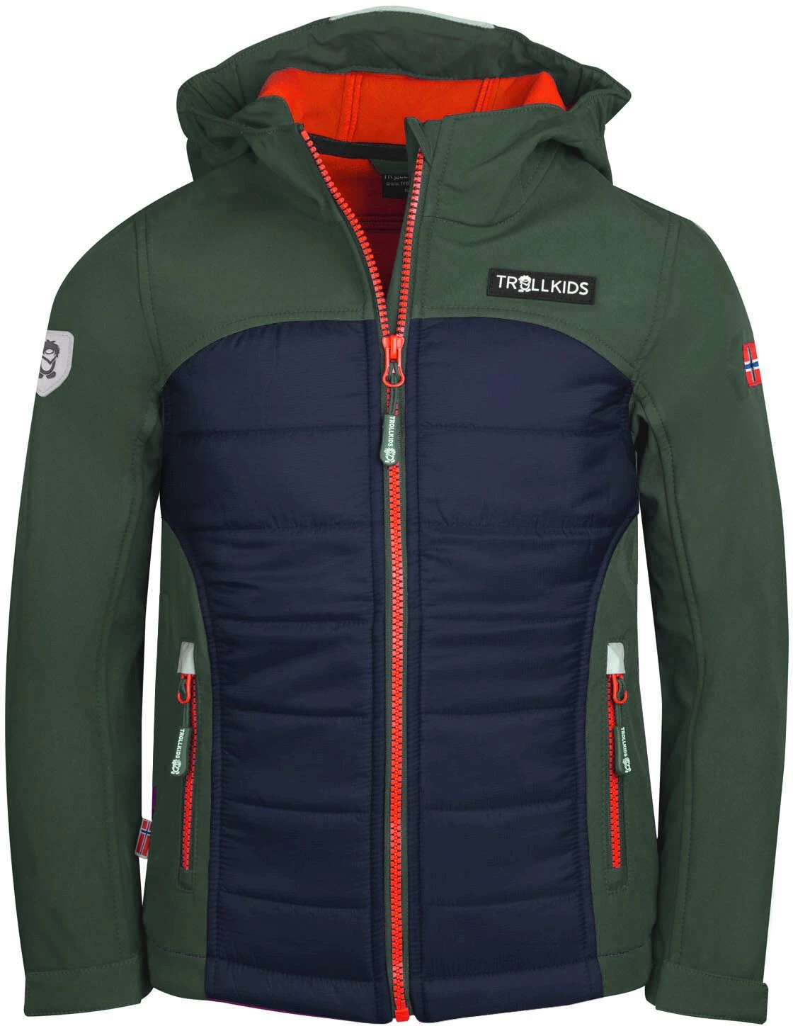 TROLLKIDS Lysefjord Jakke Børn, Blå/rød 3 TROLLKIDS Lysefjord Jakke Børn, Blå/rød
