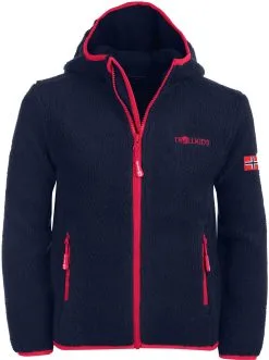 TROLLKIDS Mandal Jakke Piger, R&oslash;d