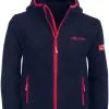TROLLKIDS Mandal Jakke Piger, Bl&aring; -Campingtøj Butik trollkids mandal jacket girls navy magenta 2