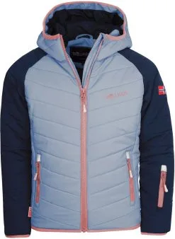 TROLLKIDS Myrkdalen Snejakke B&oslash;rn, Pink/bl&aring;