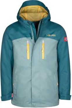 TROLLKIDS Nusfjord Jakke Piger, Pink/bl&aring;