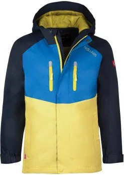 TROLLKIDS Nusfjord Jakke B&oslash;rn, Petroleumsgr&oslash;n/bl&aring;