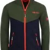 TROLLKIDS Oppdal XT Jakke Børn, Petroleumsgrøn/blå 2 TROLLKIDS Oppdal XT Jakke Børn, Petroleumsgrøn/blå -Campingtøj Butik trollkids oppdal xt jacket kids forest green navy flame orange 2