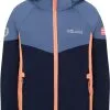 TROLLKIDS Sira Jacket Kids, Bl&aring;/beige