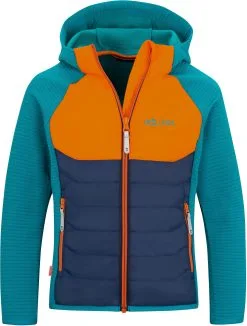 TROLLKIDS Sirdal Jacket Kids, Bl&aring;/orange