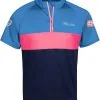 TROLLKIDS Trondheim Shirt Kids, Gr&oslash;n/bl&aring; -Campingtøj Butik trollkids trondheim shirt kids navy magenta 2 1