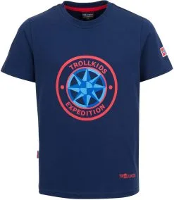 TROLLKIDS Windrose T-shirt B&oslash;rn, R&oslash;d