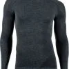 UYN Fusyon Cashmere UW Tr&oslash;je M. H&aelig;tte Herrer, Gr&aring; -Campingtøj Butik uyn fusyon cashmere uw ls shirt men grey rock black 3