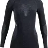 UYN Fusyon Cashmere UW Tr&oslash;je M. H&aelig;tte Damer, Gr&aring; -Campingtøj Butik uyn fusyon cashmere uw ls shirt women grey stone pearl 3