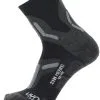 UYN Trekking 2in Merino Sokker Herrer, Gr&aring;/sort -Campingtøj Butik uyn trekking 2in merino socks men black grey 8