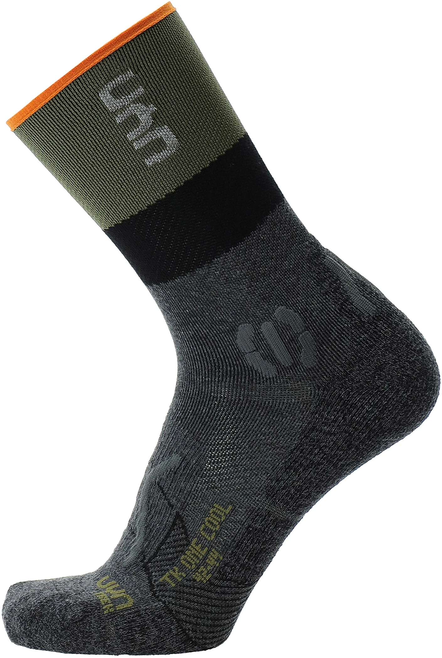 UYN Trekking One Cool Socks Men, Grå/grøn 3 UYN Trekking One Cool Socks Men, Grå/grøn