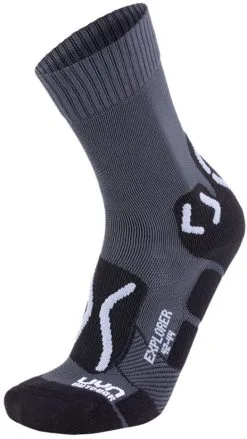 UYN Trekking Outdoor Expl**** Str&oslash;mper Herrer, Sort