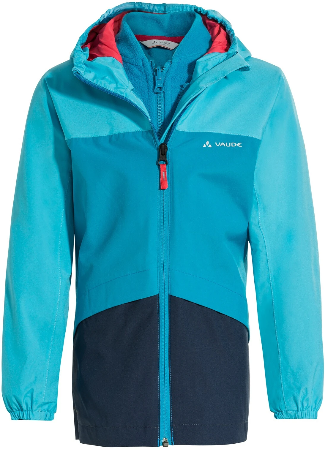 VAUDE Escape 3i1 Jakke Børn, Rød 3 VAUDE Escape 3i1 Jakke Børn, Rød