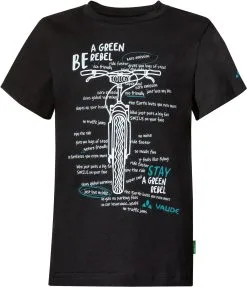 VAUDE Lezza SS T-Shirt Kids, Sort