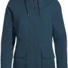 VAUDE Manukau II Parka Damer, Gr&oslash;n -Campingtøj Butik vaude manukau ii parka women dark sea 7