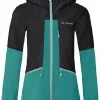 VAUDE Monviso Softshell-jakke Damer, Sort/gr&oslash;n -Campingtøj Butik vaude monviso softshell jacket women black 7