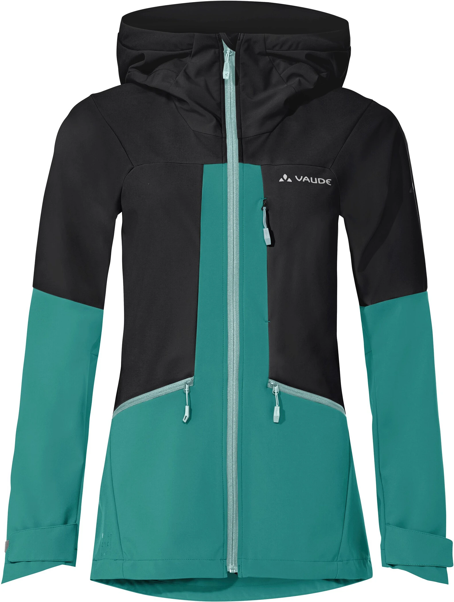 VAUDE Monviso Softshell-jakke Damer, Sort/grøn 3 VAUDE Monviso Softshell-jakke Damer, Sort/grøn