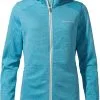 VAUDE Skomer Vandrejakke Damer, Petroleumsgr&oslash;n -Campingtøj Butik vaude skomer hiking jacket women arctic blue 6