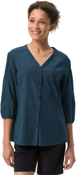 VAUDE Skomer II 3/4 &aelig;rmet T-shirt Damer, Bl&aring;