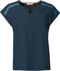 VAUDE Skomer II V-Neck SS-T-Shirt Women, Bl&aring;