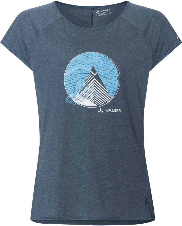 VAUDE Tekoa II SS T-Shirt Women, Blå 3 VAUDE Tekoa II SS T-Shirt Women, Blå