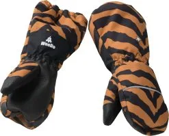 WeeDo Tigerdo Handsker B&oslash;rn, Brun/sort