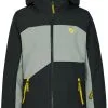 Ziener Anderl Skijakke B&oslash;rn, Gr&aring;/gr&oslash;n -Campingtøj Butik ziener anderl ski jacket kids black 2 1