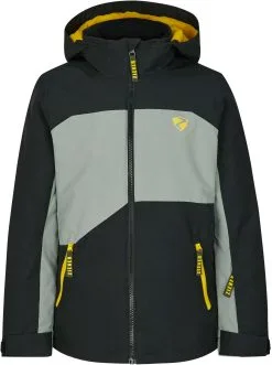 Ziener Anderl Skijakke B&oslash;rn, Sort/gr&aring;