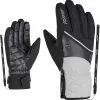 Ziener Kaika AS AW Handsker Damer, Sort/gr&aring; -Campingtøj Butik ziener kaika as aw gloves women light melange 1