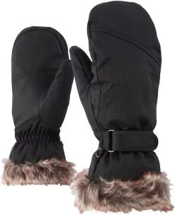 Ziener Kem Handsker Damer, Gr&aring;/brun