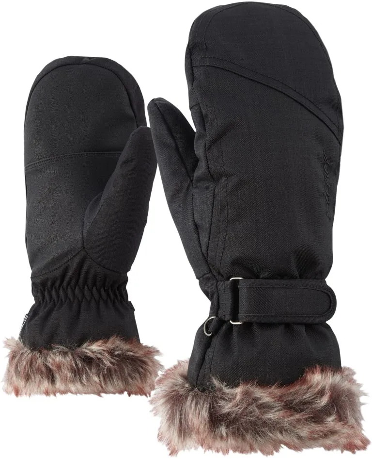 Ziener Kem Handsker Damer, Grå/brun 3 Ziener Kem Handsker Damer, Grå/brun